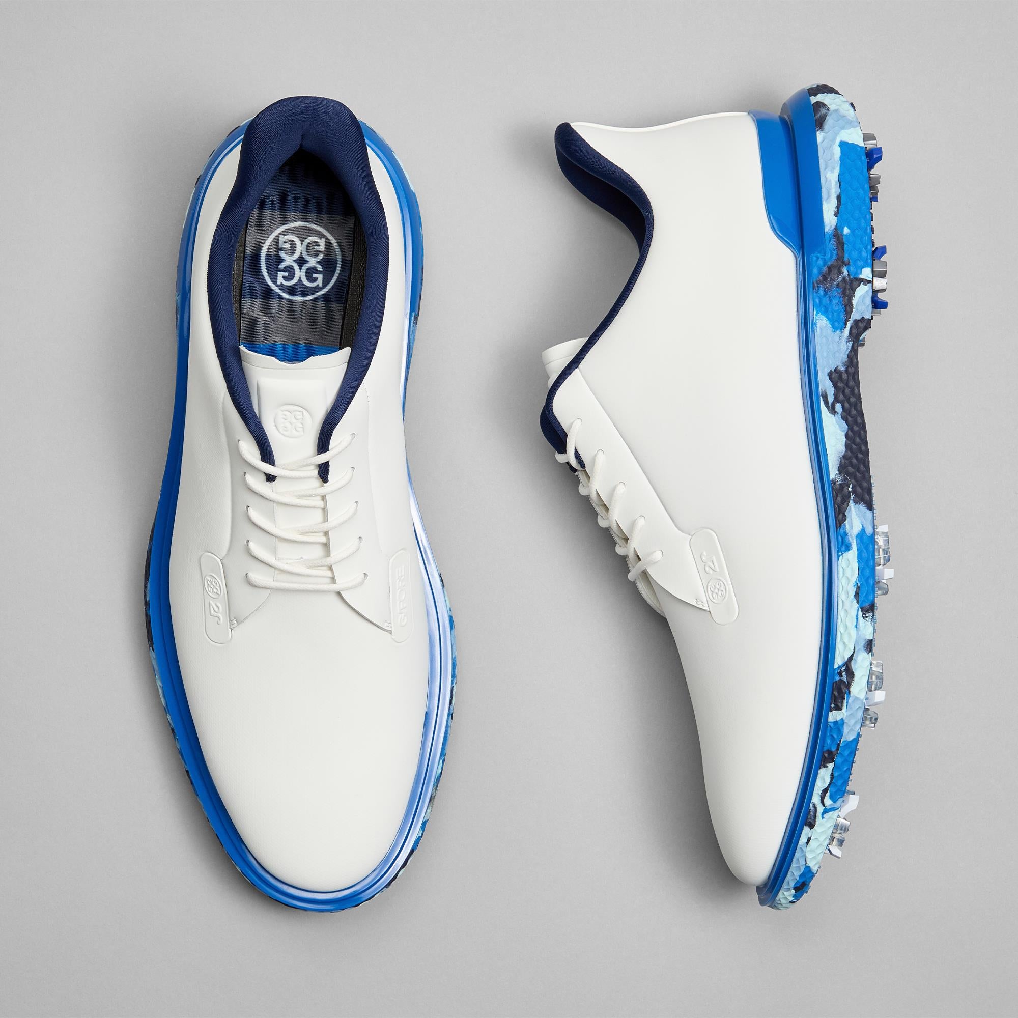 G/FORE Gallivan2r G/Lock Camo Sole Mens Golf Shoes Snow/Twilight